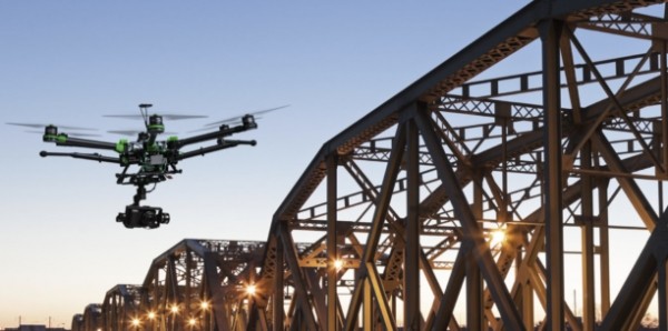 Manutenzione di ponti e ferrovie con i droni, il progetto Drones4Safety