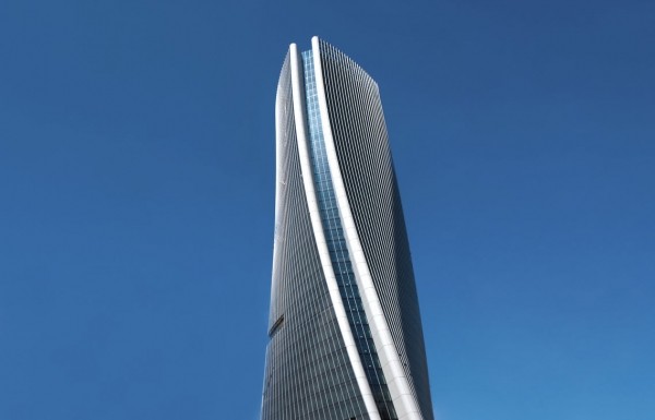 Il grattacielo di Zaha Hadid che si avvita nel cielo