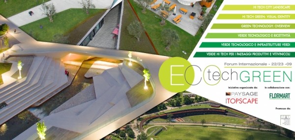 FORUM INTERNAZIONALE VERDE TECNOLOGICO & INFRASTRUTTURE VERDI ECOtechGREEN 2017 - PADOVA 22/23 SETTEMBRE 2017