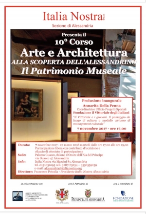 Italia Nostra, il 10° corso d&#039;Arte e Architettura &quot;alla scoperta dell&#039;alessandrino&quot;