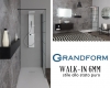 Grandform presenta Walk-in 6 mm, il box doccia che è stile allo stato puro