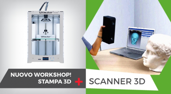 Ultimi posti disponibili per i workshop 3DiTALY