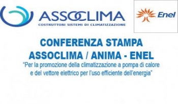 Accordo assoclima/anima – enel per la promozione della climatizzazione a pompa di calore e del vettore elettrico per l’uso efficiente dell’energia