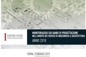 Servizi di Ingegneria e Architettura, +6% i bandi nel 2018