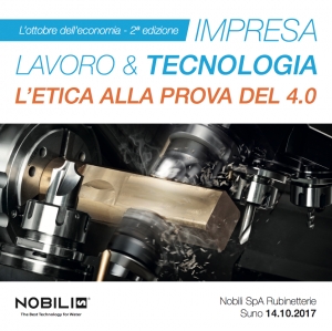 Convegno presso Nobili Rubinetterie sul tema “Impresa Lavoro &amp; Tecnologia: l’etica alla prova del 4.0” - 14 ottobre 2017