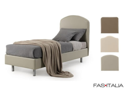 Letto 80 cm con testata omologato ignifugo – FAS Italia