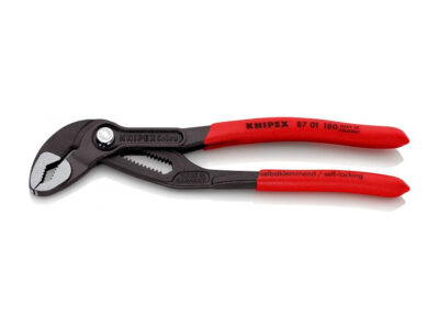 87 01 180 – KNIPEX Cobra Pinza regolabile di nuova generazione per tubi e dadi