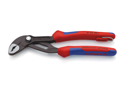 87 02 180 T – KNIPEX Cobra Pinze regolabili di nuova generazione per tubi e dadi