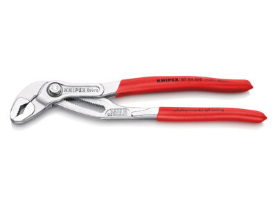 87 03 250 – KNIPEX Cobra Pinza regolabile di nuova generazione per tubi e dadi, 250 mm