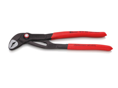 87 21 250 – KNIPEX Cobra QuickSet Pinza regolabile di nuova generazione per tubi e dadi, 250 mm