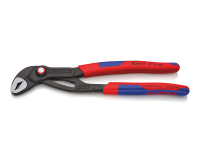 87 22 250 SB – KNIPEX Cobra QuickSet Pinza regolabile di nuova generazione per tubi e dadi, 250 mm