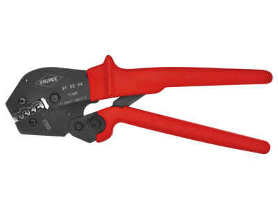 97 52 05 – KNIPEX Pinza per capicorda anche per impiego con due mani rivestiti in resina sintetica antiscivolo brunita 250 mm