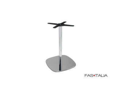 Base per tavolo stondata inox satinato – FAS Italia