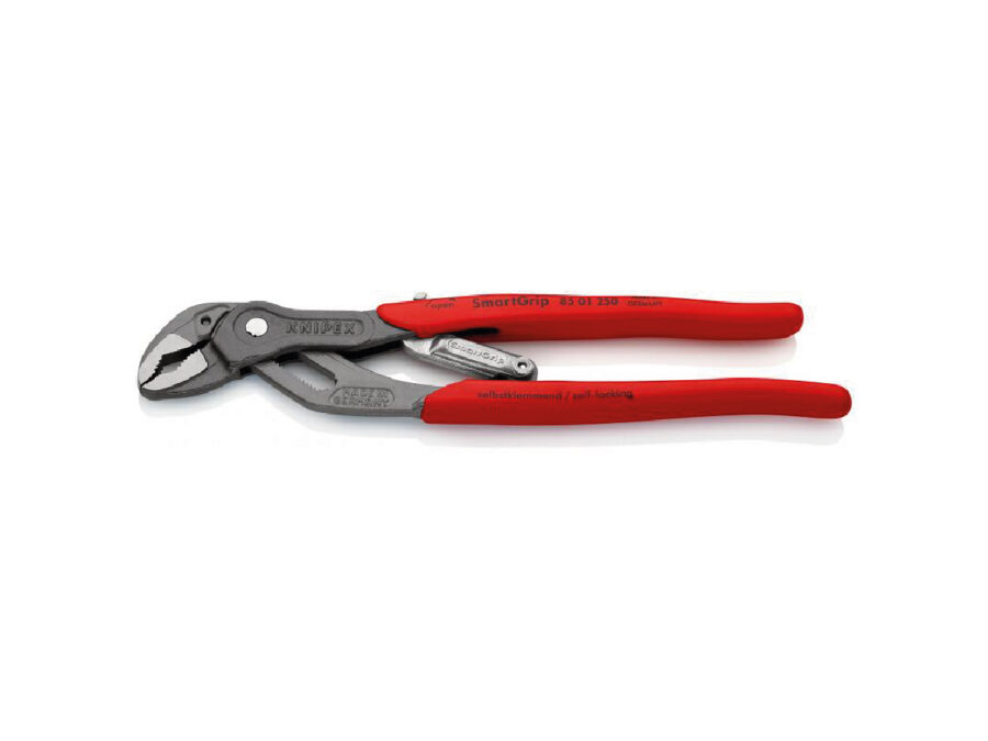 SmartGrip® Pinza regolabile per tubi e dadi con regolazione automatica Knipex