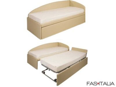 Dormeuse in ecopelle con letto estraibile – FAS Italia