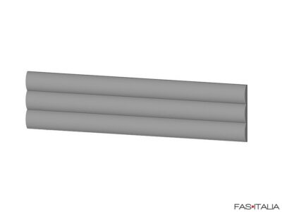 Testata in ecopelle con strisce bombate – FAS Italia