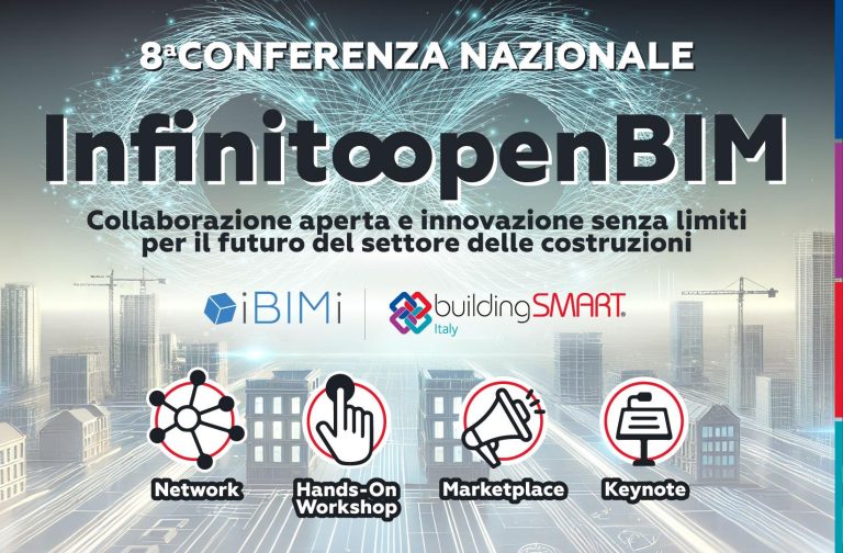 IBIMI buildingSMART Italia: il 10 aprile a Roma la Conferenza Nazionale su openBIM e innovazione